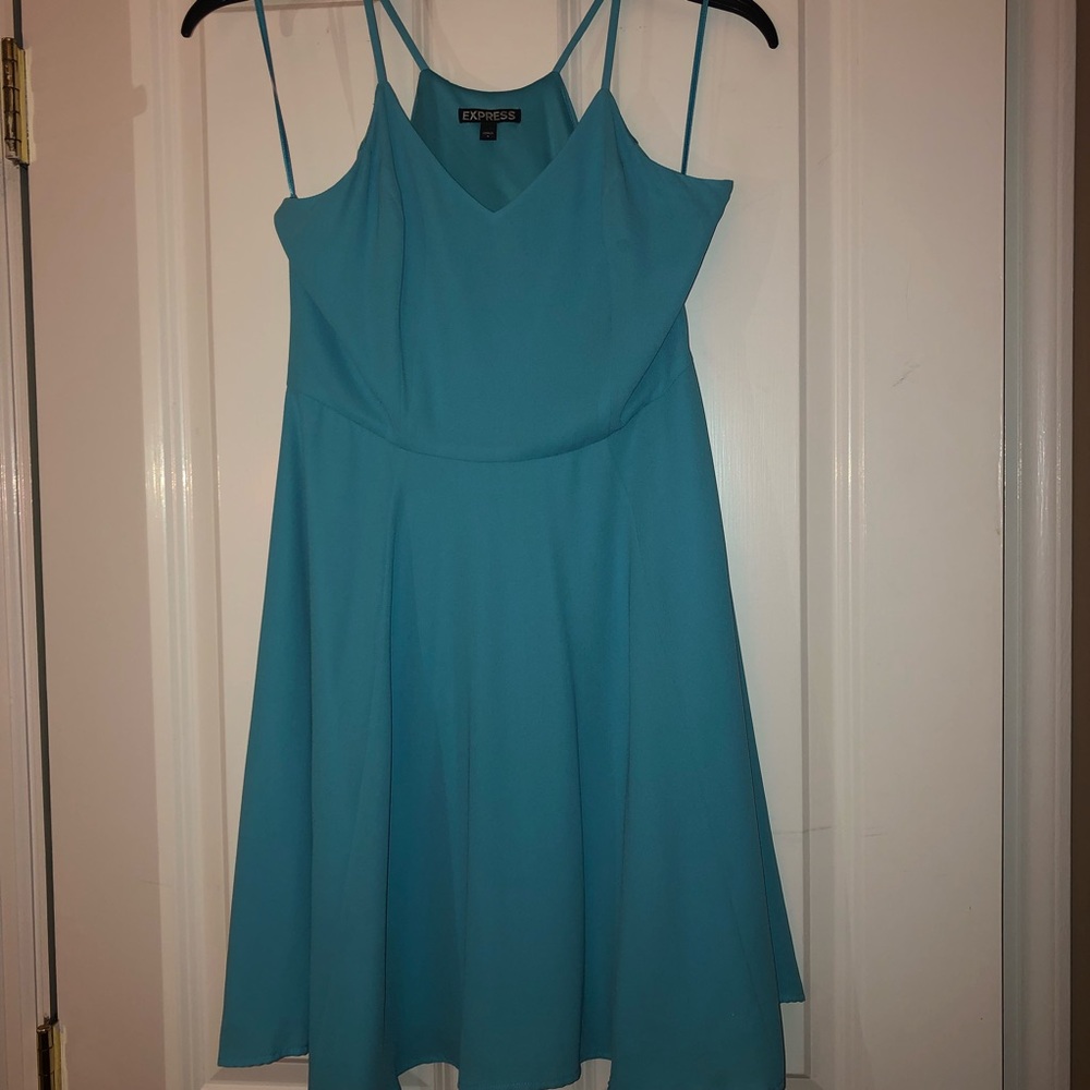 Express blue dress